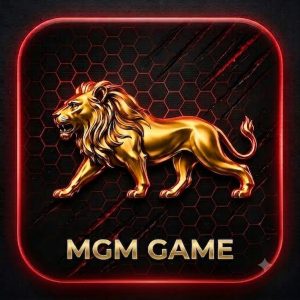 MGM Game logo featuring a gold lion emblem